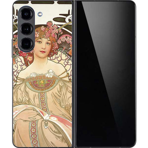 Alphonse Mucha Reverie 1897 Galaxy Z Fold5 5G Skin